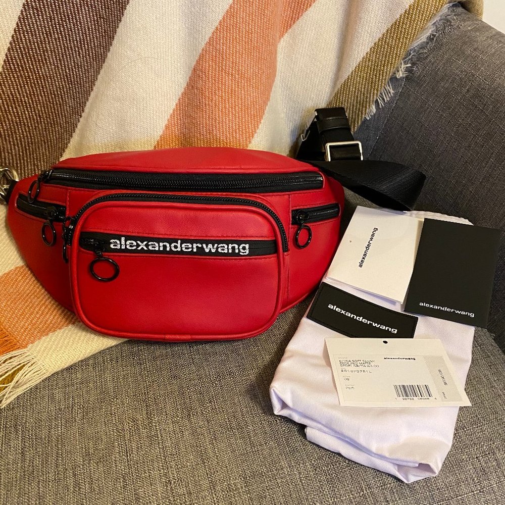❌SOLD❌Alexander Wang Attica Soft Fanny Pack - Red
